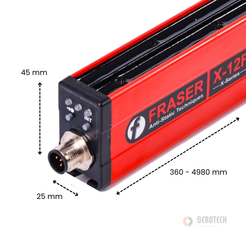 X-12F ionisatiestaaf Serutech - Fraser Anti Static