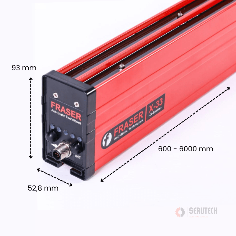 X-33 ionisatiestaaf Serutech - Fraser Anti Static